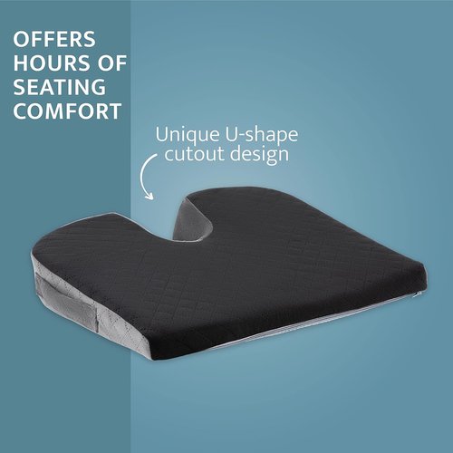 Kölbs Car Seat Cushion - Wedge Cushion for Tailbone Pain Relief | Stylish Jacquard Cover
