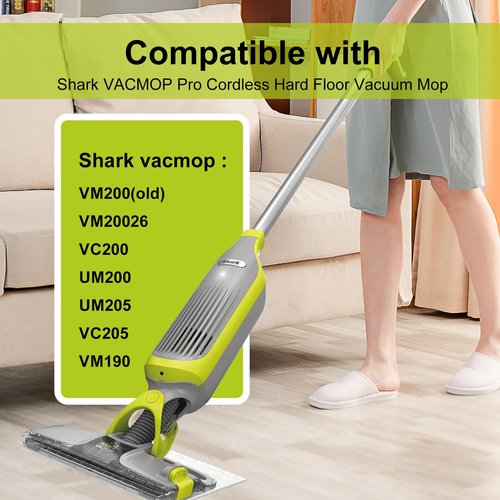 Charger Replacement for Shark VACMOP VM200(Old Version Only) VC200 VM200C UM200 UM205 VC205 VM20026 VACMOP Series 10.8V Li-ion Battery Pro Cordless Hard Floor Vacuum Mop Charing Cord 6Ft