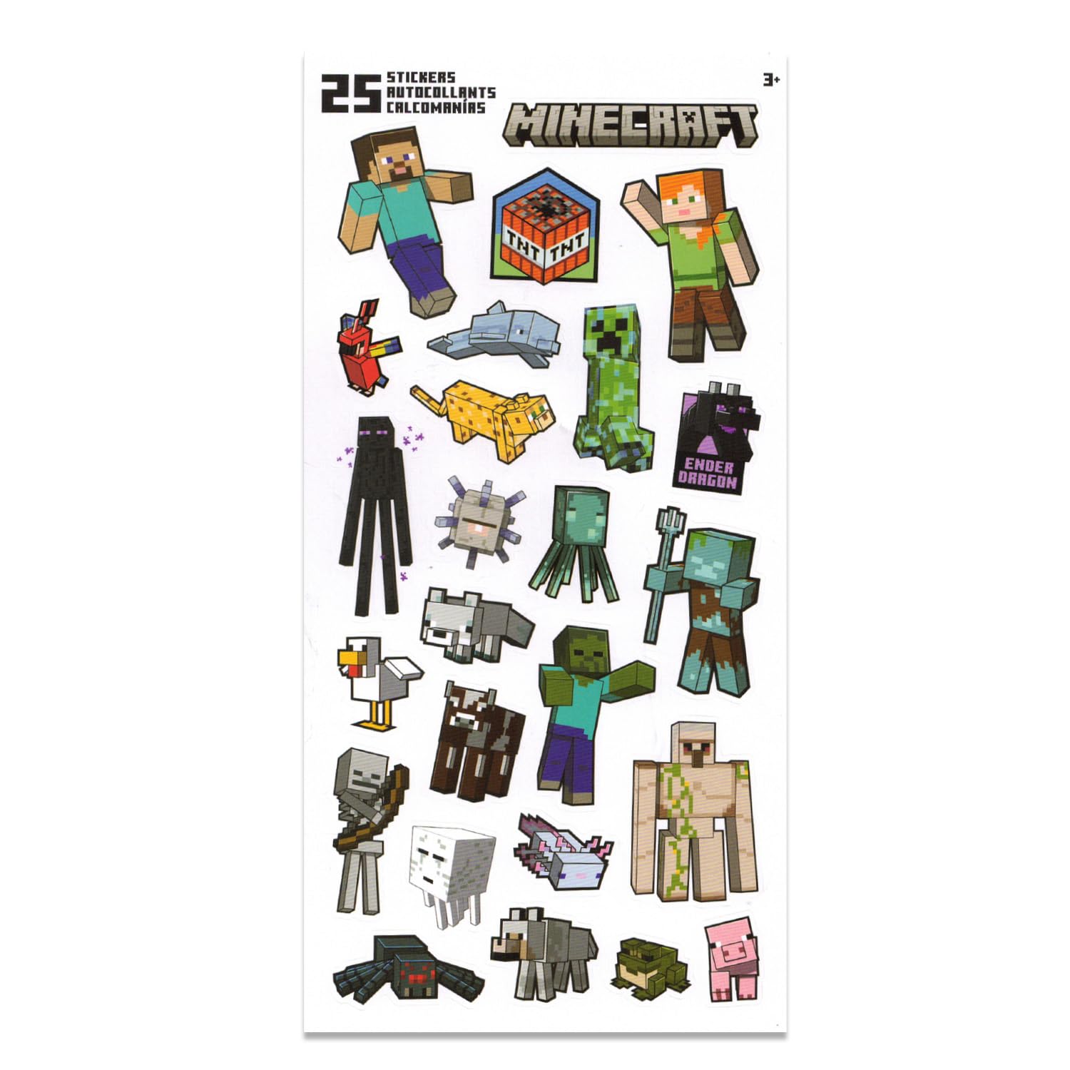 Minecraft Beach Towel Set - Bundle with Steve and Alex Gamer Pool Towel Plus Stickers and More | Minecraft Beach Towel for Kids and Adults