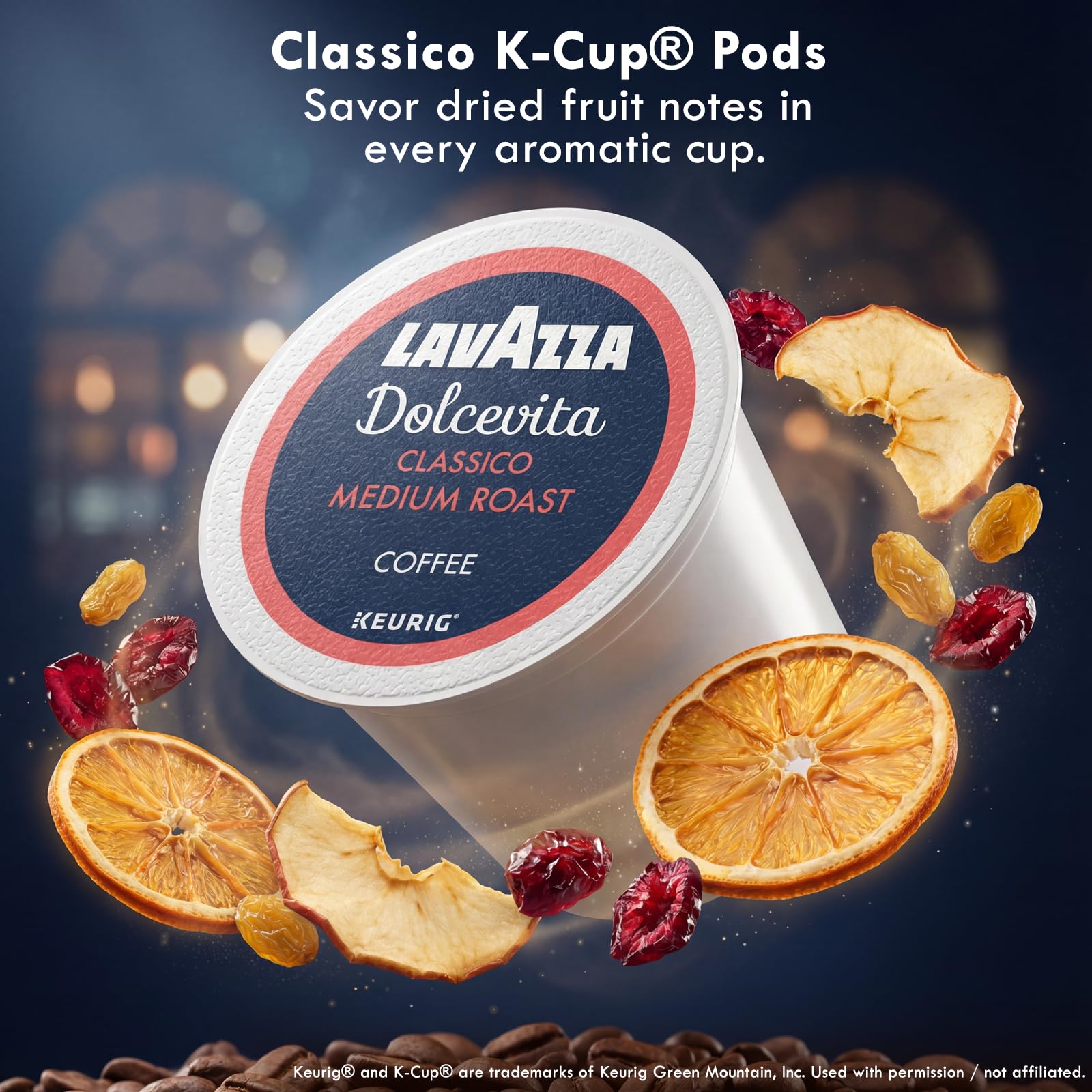 Lavazza K-Cup Coffee Pods Variety Bundle for Keurig Brewers – Light & Medium Roast, Single-Serve K-Cup Coffee Pods, 40 Count Assorted Flavors (20 Dolcevita Classico & 20 House Blend Perfetto)
