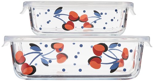 kate spade new york Vintage Cherry Dot 4-Piece Rectangular Storage Set