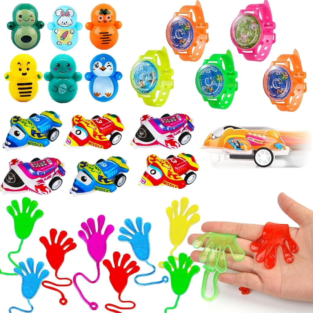 Mctuoba Treasure Box Toys - 128 Pack Party Favors for Kids | Ideal for School Prizes & Goodie Bags