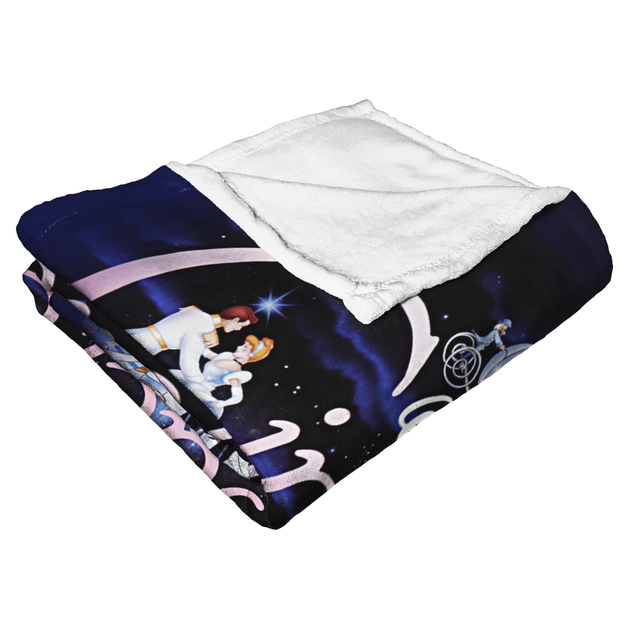 Northwest Cinderella Silk Touch Throw Blanket, 50" x 60", Cinderella Poster