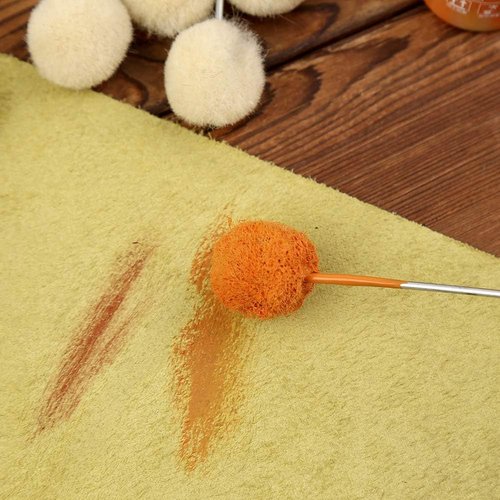 BUTUZE Wool Daubers - 25 Pcs Leather Dye Tool with Metal Handle for DIY Crafts Projects