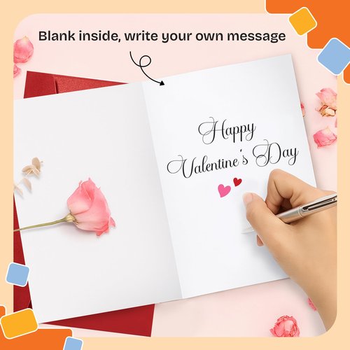 NewEleven Valentines Day Gifts For Couple - Funny Birthday, Anni Gift For Couple, Husband, Wife - Romantic Valentine Gift For Girlfriend, Boyfriend - Greeting Card