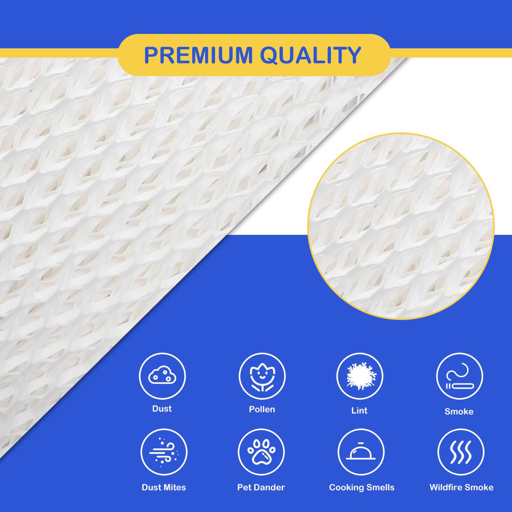 Roninby MDH-0103JB Humidifier Wicking Filter Replacement Compatible With Mainstays MDH-0103JB, Made With Wood Pulp, Paper Filter, 3 Pack