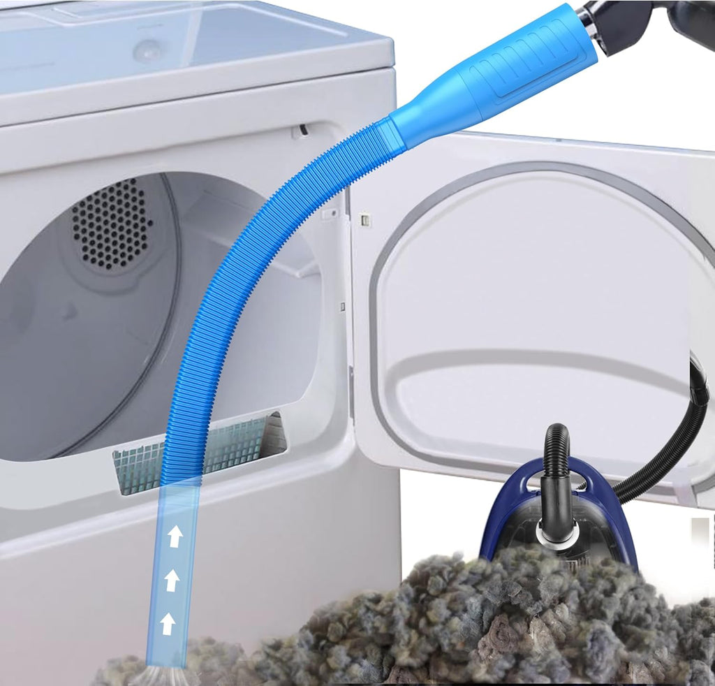 PetOde Dryer Vent Cleaner Kit - Versatile Lint Remover for Power Washer & Vacuum Hose