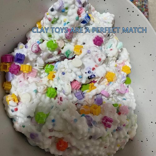 AOODOOM Foam Beads for Slime - 80,000 White Polystyrene Beads for Kids DIY Crafts & Party Decor | 0.08-0.12 in