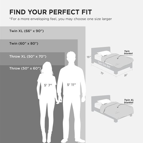 Bedsure GentleSoft Twin Blanket - Cozy Grey Fleece Throw for Couch | Soft & Stylish 60x80 Inches