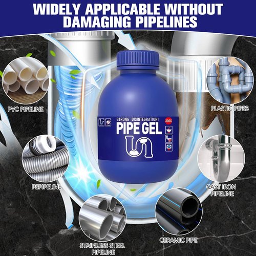 Bobo Pipe Drain Cleaner - Powerful Unclogging Solution for Kitchen Sinks & Showers | Professional-Grade Opener