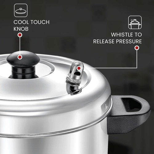 Judge by Prestige Stainless Steel Idli Cooker with 4 Plates