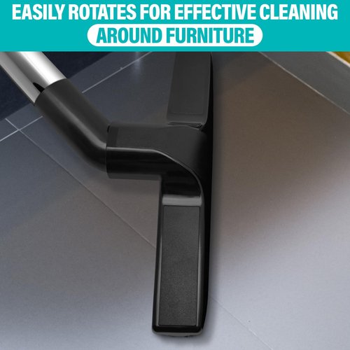 Horsehair Vacuum Brush Attachment - 1 1/4 Vacuum Floor Brush Attachment for Hardwood Floors with Soft Bristles - Gentle Cleaning | Rotates 360° | Ideal for Wood, Tile, and Smooth Surfaces