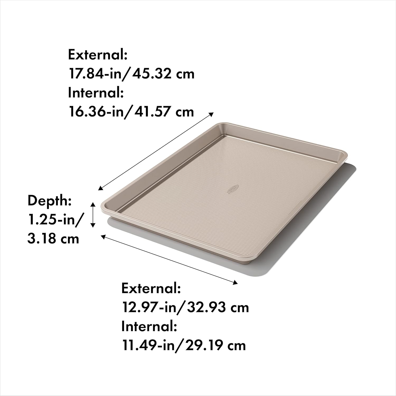 OXO Good Grips Non-Stick Pro Baking Sheet - 13 x 18 Inch for Effortless Baking