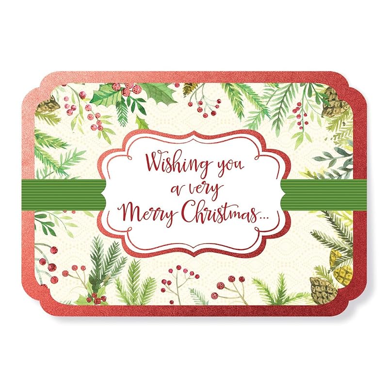 Very Merry Christmas Boxed Cards - 15 Holiday Greeting Cards with Envelopes (Designer Greetings) Variation: Very Merry Christmas+15 Boxed Cards