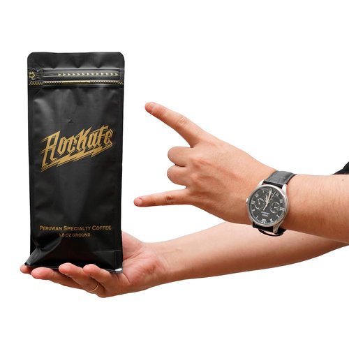 Rockafe Black - 8.8 oz Bag of Exquisite Peruvian Specialty Coffee - By Iky Store (Red and yellow Catuai) (3)
