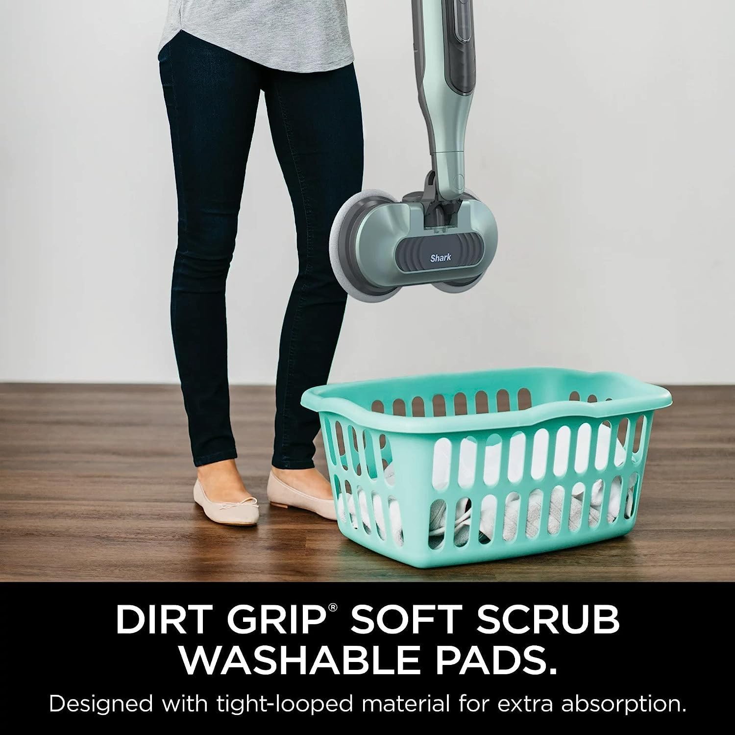Shark S7000AMZ Steam Mop - All-in-One Scrubbing & Sanitizing for Hard Floors | Pure Water Technology