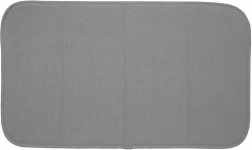 All-Clad Reversible Dish Drying Mat - Ultra-Absorbent, Oversized 16" x 28" for Large Pots & Pans | Pewter