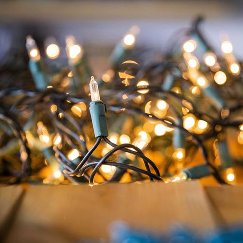 FUNPENY Christmas Lights - 30FT 150 Mini Clear Incandescent String Lights | Warm White for Indoor/Outdoor Decor