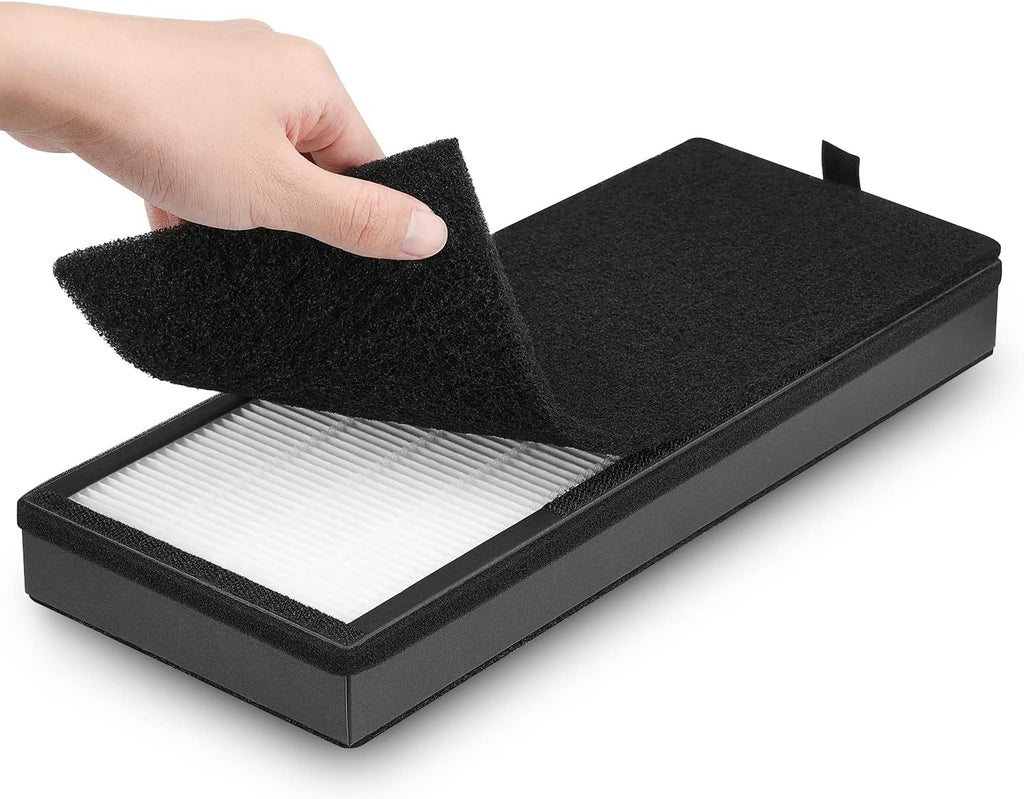 VEVA HEPA Replacement Filter - 2 HEPA & 8 Activated Carbon Pre-Filters | 2+ Year Supply for Air Purifier