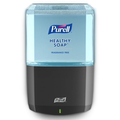 PURELL HEALTHY SOAP Gentle & Foam ES6 Starter Kit, 1- 1200 mL Fragrance Free Soap Refill + 1- PURELL ES6 Graphite Touch-Free Soap Dispenser (Pack of 1) - 6472-1G - Manufactured by GOJO, Inc.