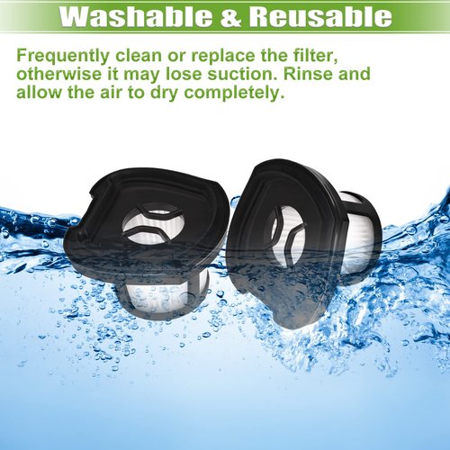 2390A 2284W Filter Replacement Compatible with Bissell Pet Hair Eraser Vacuum filter 2390A 2390 2389 2284W 2579, Compare to Parts # 1614212 1614203 1614204, 4 Mesh Filters and 8 Foam Filters
