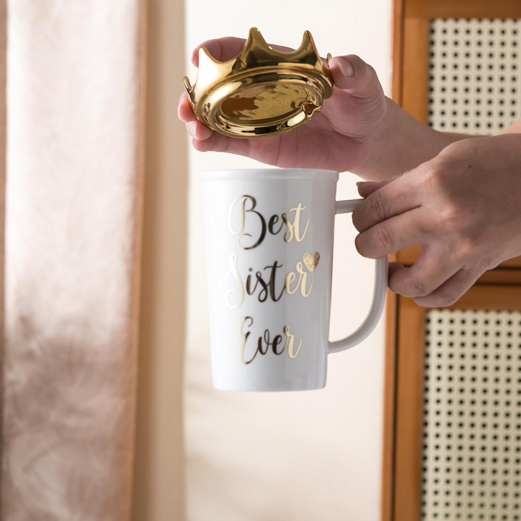 Regine Switzerland Coffee Mug - Perfect Sister Birthday Gift - 19 Oz Ceramic Design