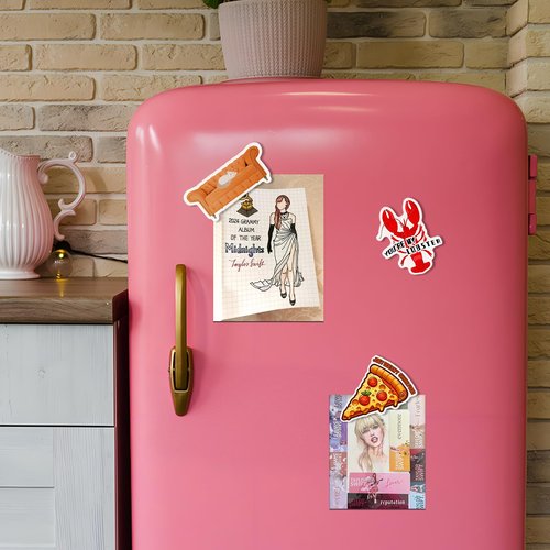 GOZOLA Friends Fridge Magnets for TV Show Fans, Strong Magnetic Kitchen Refrigerator Decor, Friend Themed Party Decorations, Classic Friends Design Magnets for TV Show Fans Party Decor 6 Pcs