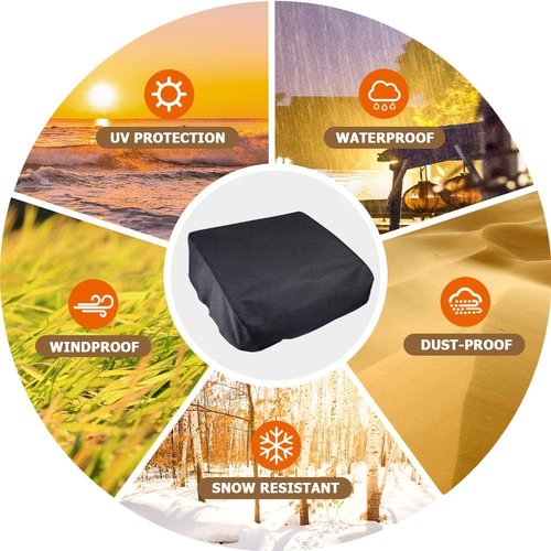 iCOVER 17-Inch Griddle Cover - Heavy-Duty Waterproof 600D Polyester for Blackstone Griddles