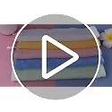 Soft Microfiber Hand Towels - 5 Pcs 12x12 in with Hanging Loop