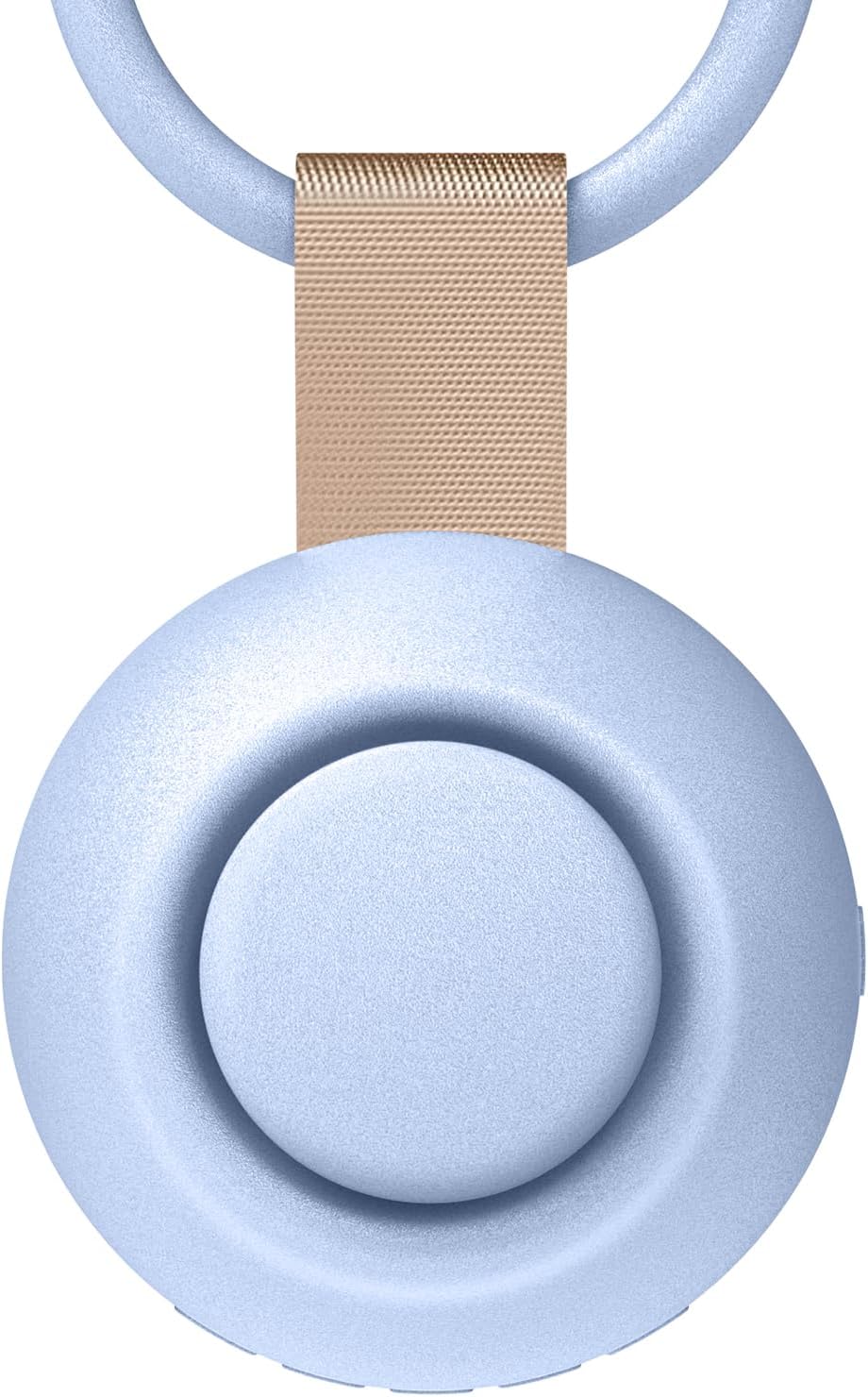 Mom's Choice Awards Portable Sound Machine - AI Cry Detection, 18 Soothing Sounds, Bluetooth | Gray & Blue
