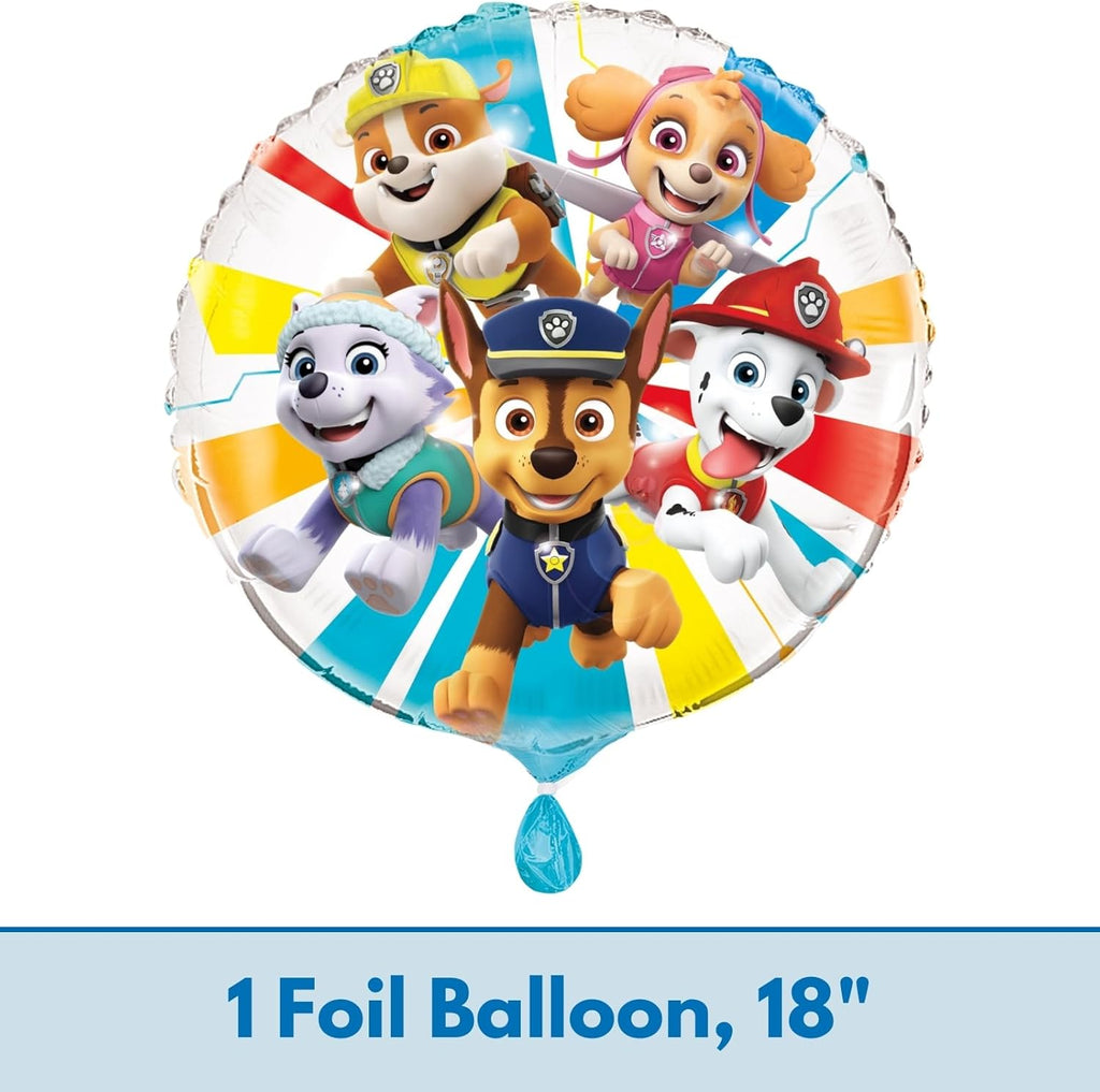 Paw Patrol Balloons - 8 Latex & 1 Foil Balloon Bundle | Chase & Skye Birthday Party Decorations