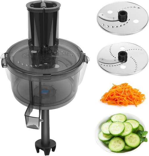 GEERYZHE Vegetable Cutter Attachment Food Processor for TM5 TM6 TM31 with Stainless Steel Blades and Removable Parts Effortless Slicing Peeler Slicer Attachments Home Kitchen Accessories