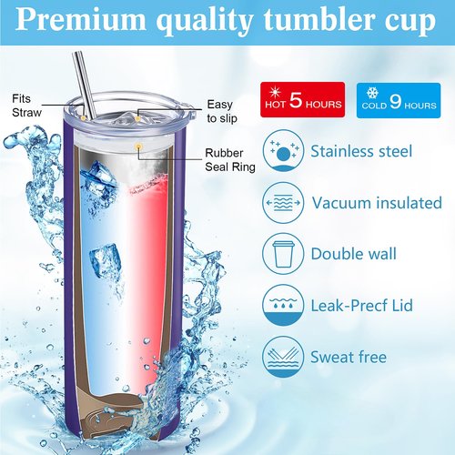 Geosar Thank You Gift for Women Men 20 oz Inspirational Tumblers with Keychains, Appreciation Tumblers, Team Motivational Encouragement Employees Gift for Coworker Friend(Multicolor, 16 Pcs)
