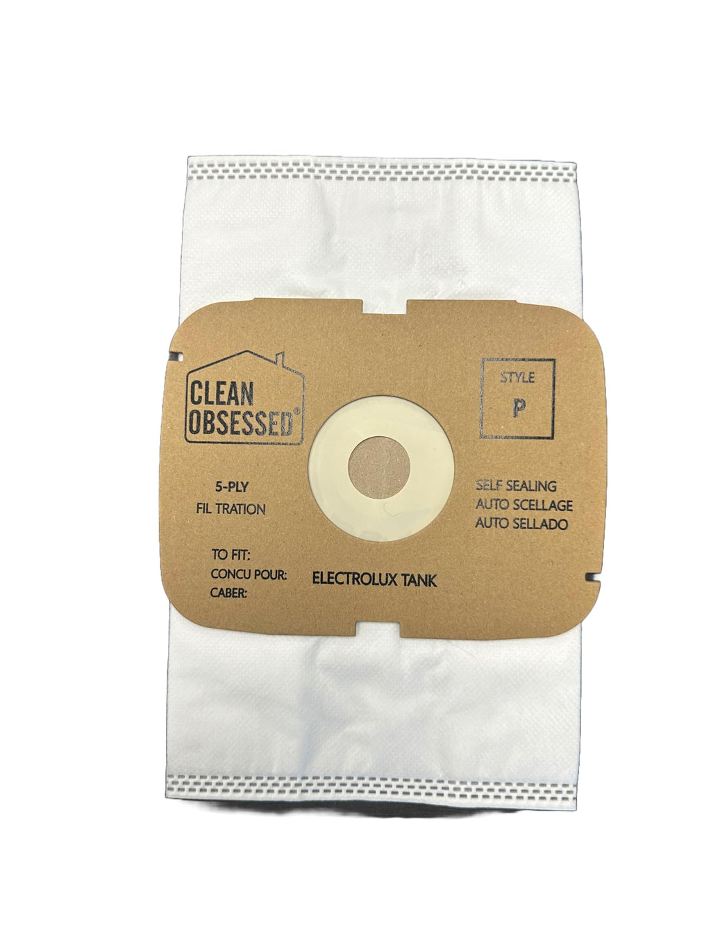 Replacement Style P Bags for Electrolux Guardian Platinum Canister - 12 Bags per Pack