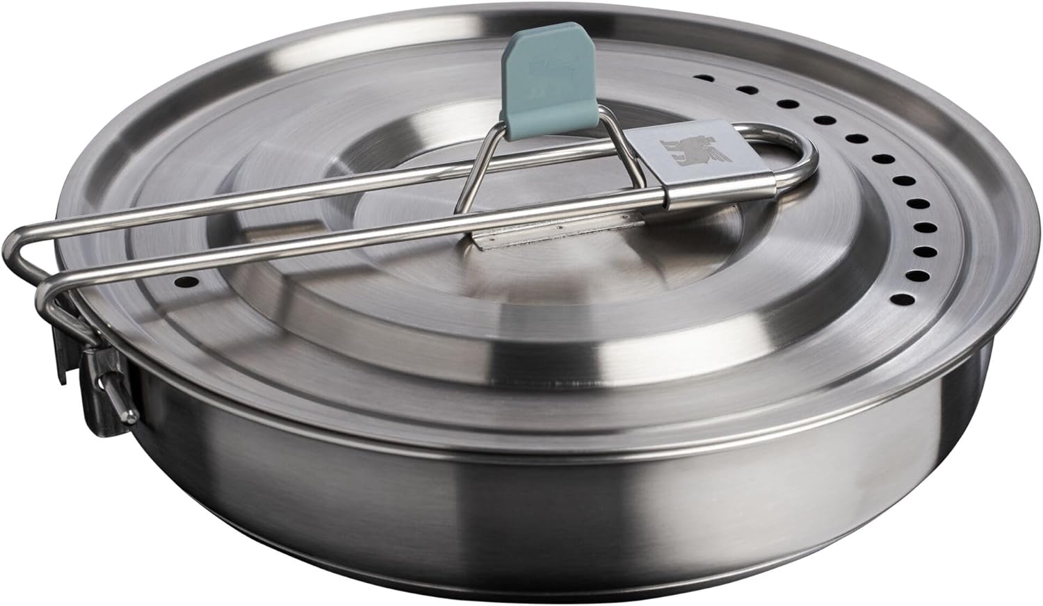 Stanley Wildfare Core 12-Piece Stainless Steel Cook Set - 1 Qt Fry Pan with Fold & Lock Handle | Camping Essentials