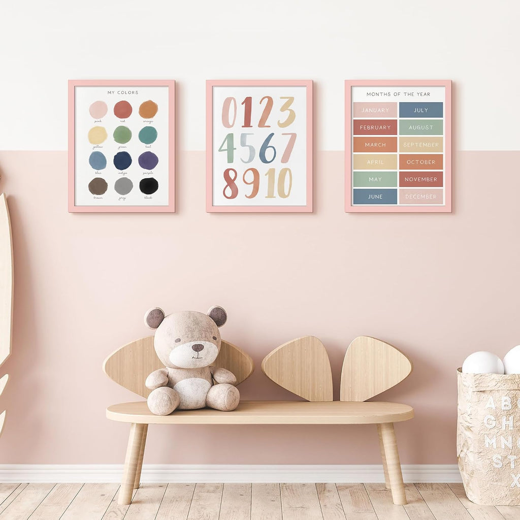 Upsimples 11x14 Picture Frame - Display 8x10 Photos with Mat or 11x14 Without - Pink, 1 Pack