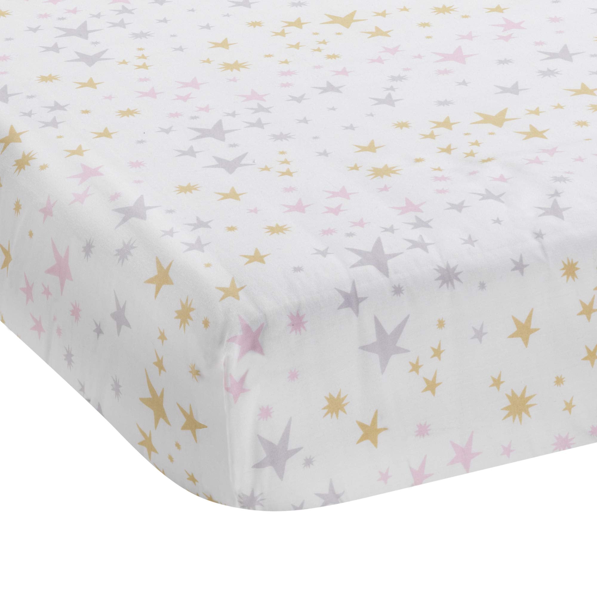 Bedtime Originals Rainbow Unicorn 3Piece Crib Bedding Set, Purple