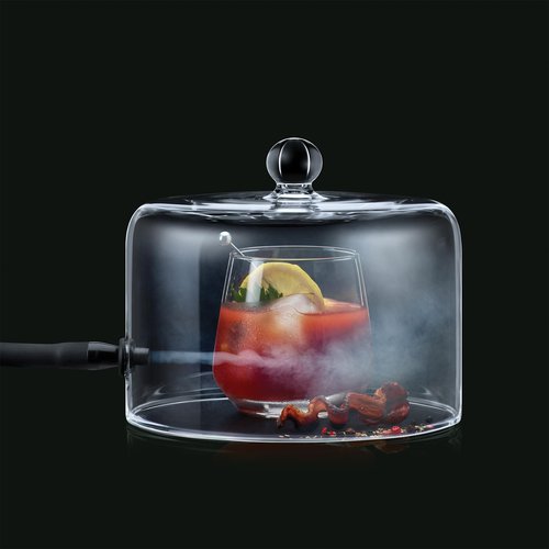 Breville Commercial CSM018 Glass Cloche for Smoking Gun Pro CSM700, 7 Inch Diameter, Clear Glass