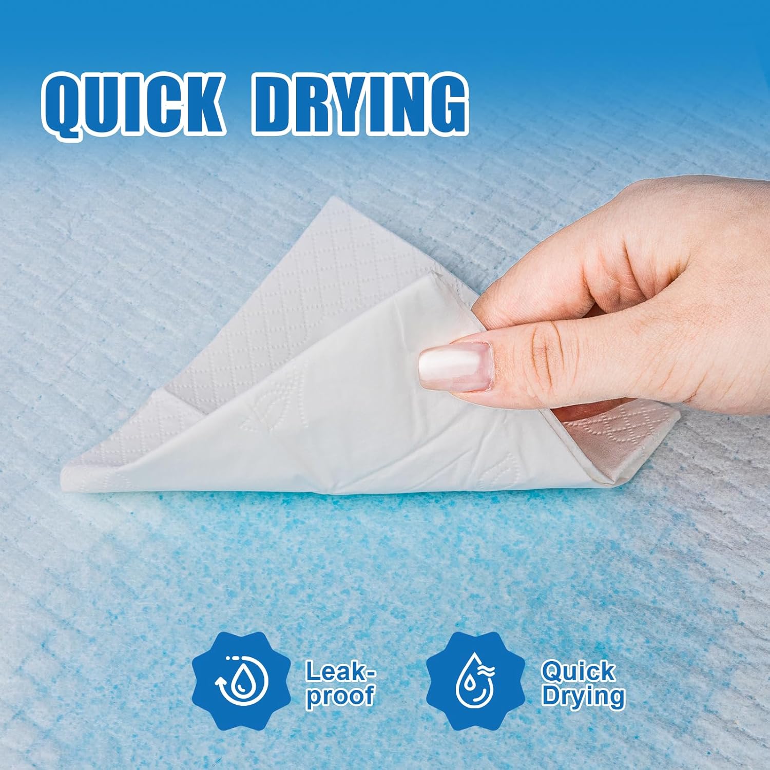 VISRIE Disposable Bed Pads - Super Absorbent Incontinence Chucks for Adults & Pets | 30” x 36” Size, 100 Pcs