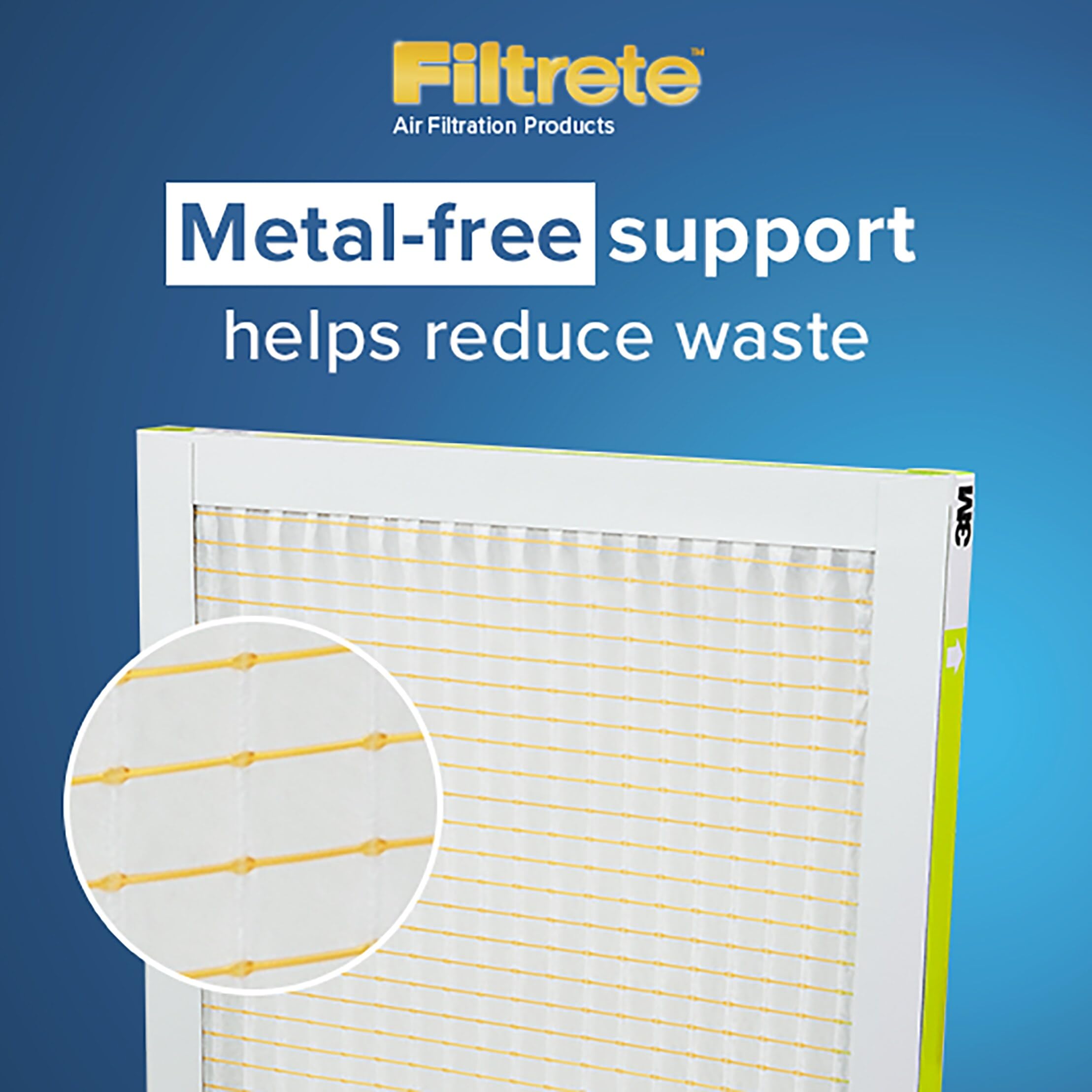 Filtrete 14x25x1 AC Furnace Air Filter, MPR 700, MERV 8, Tough on Pollen, Easy on Airflow, 3-Month Pleated 1-Inch Electrostatic Air Cleaning Filter, 6-Pack (Actual Size 13.81 x 24.81 x 0.81 in)