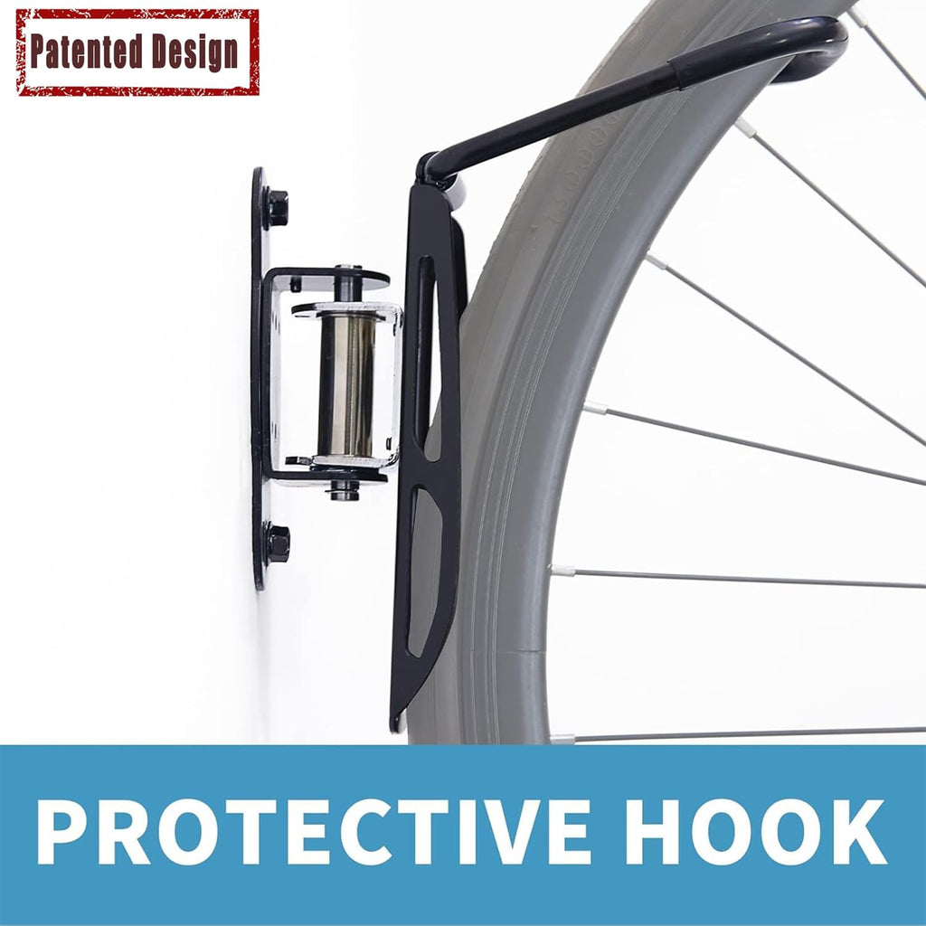 Ultrawall Bike Rack - Vertical Wall-Mounted Storage Solution for Indoor Bicycles | 2-Pack
