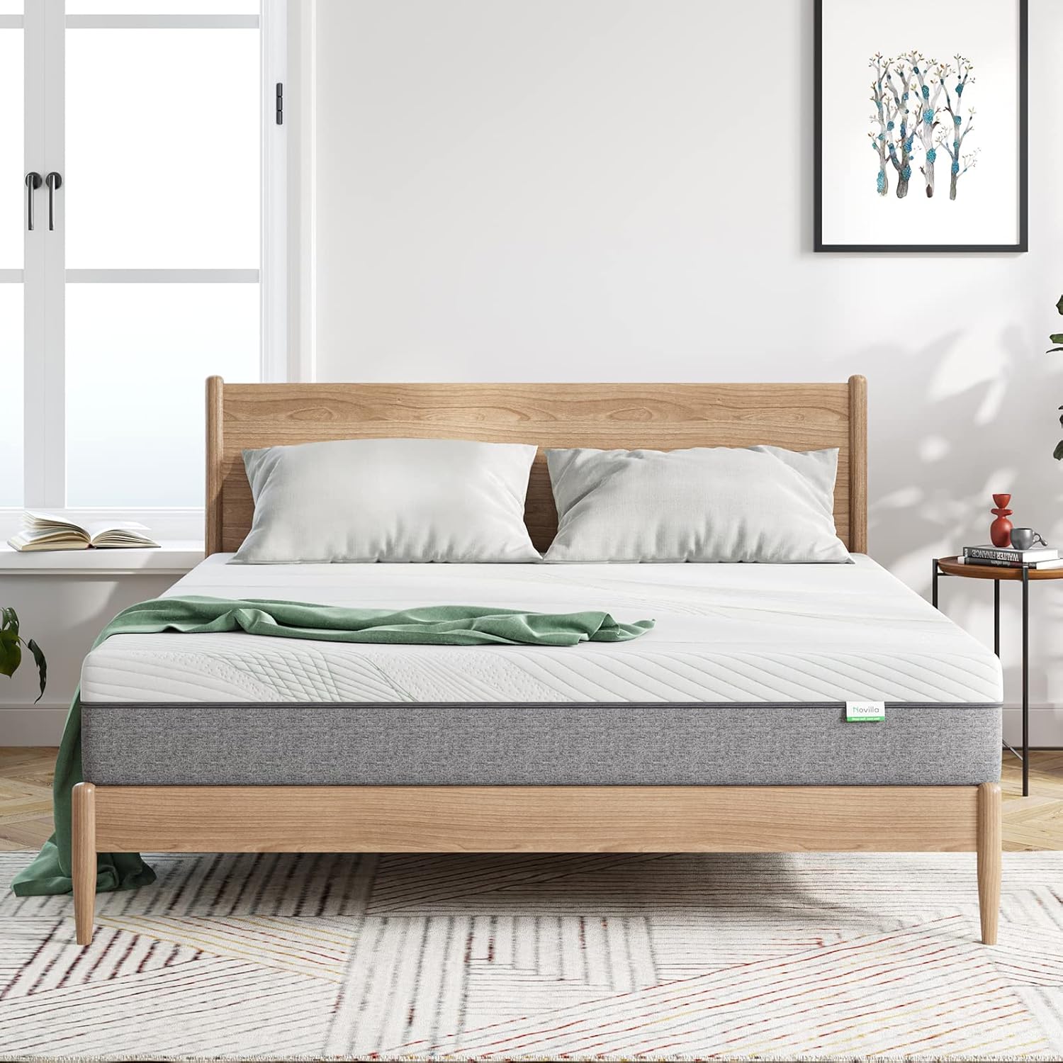 Novilla California King Mattress - 10-Inch Gel Memory Foam for Pressure Relief | CertiPUR-US Certified