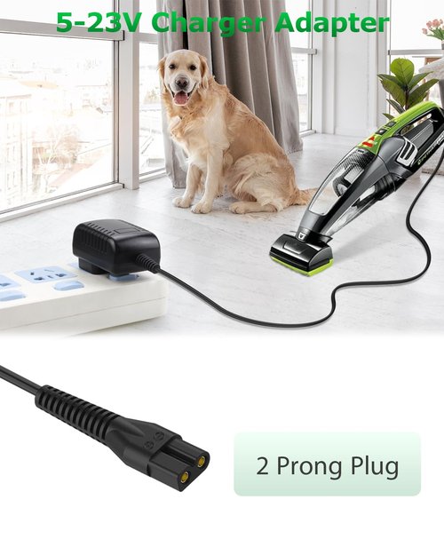 Charger for Bissell 2482 2286 2286A 22862 Adapt ion pet Vacuum Power Cord for Bissell pet Hair Eraser Vacuum Charger 2389 2389C 10.8V Lithium Ion 2 in 1 Cordless Hand Vacu um Char ger 1616326 1627037
