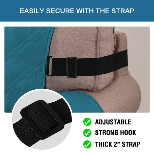 H.VERSAILTEX 100% Waterproof Recliner Chair Cover - Non-Slip Dog Chair Cover with Elastic Straps - Washable Furniture Protector for Pets, Dogs (Dark Teal)