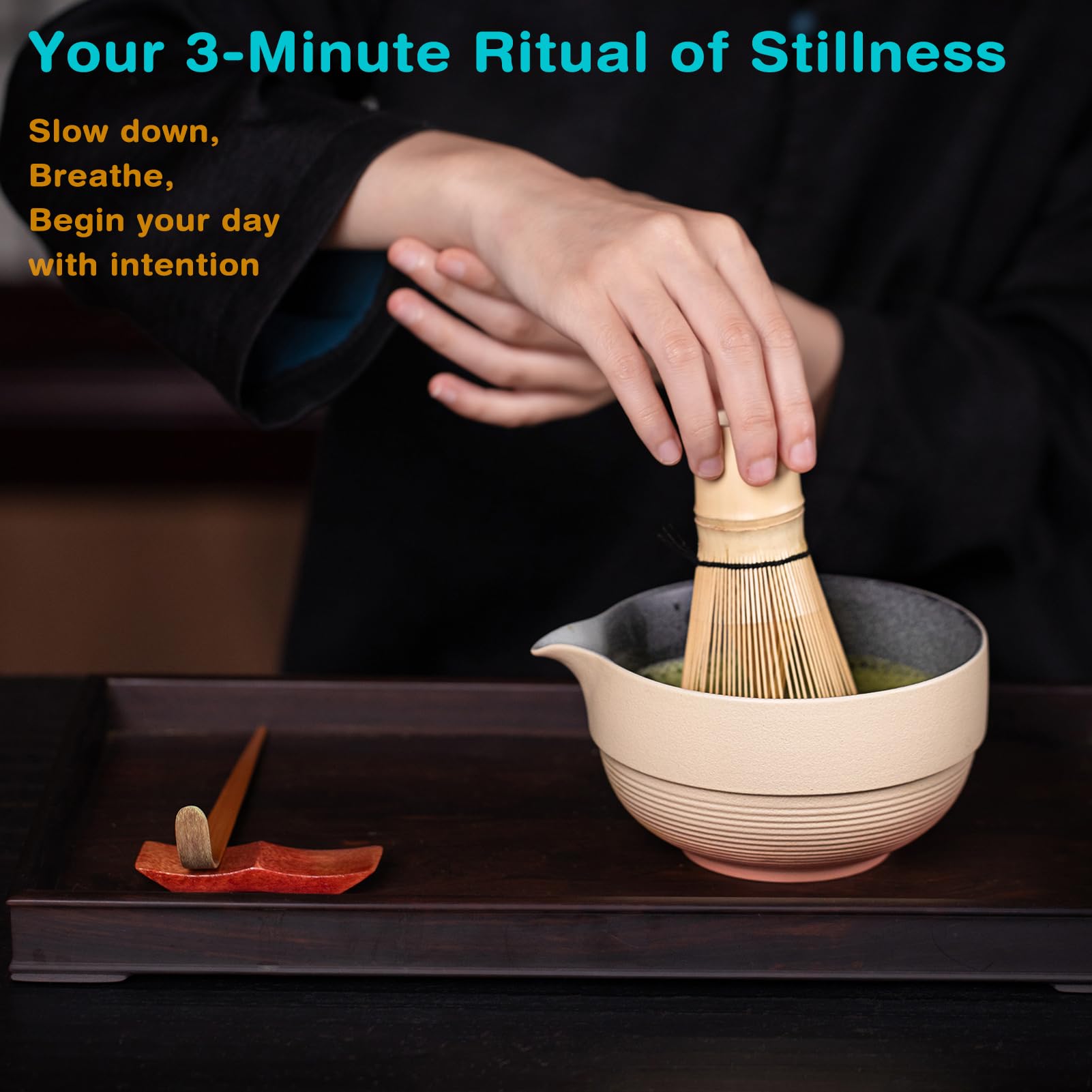 Matchamantra Premium Matcha Ceremony Set, Complete 9-Pcs Ritual Kit – Presented in Luxury Magnetic Gift Box, Perfect for Gifting or Self-Care