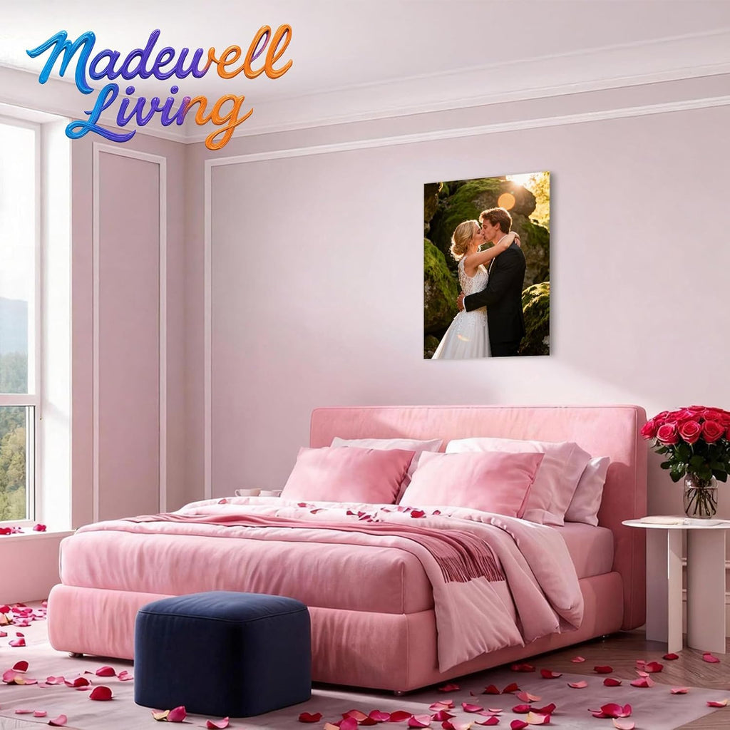 Madewell Living Custom Canvas Prints - Personalized 11x16 Inch Wall Art for Anniversary Gifts