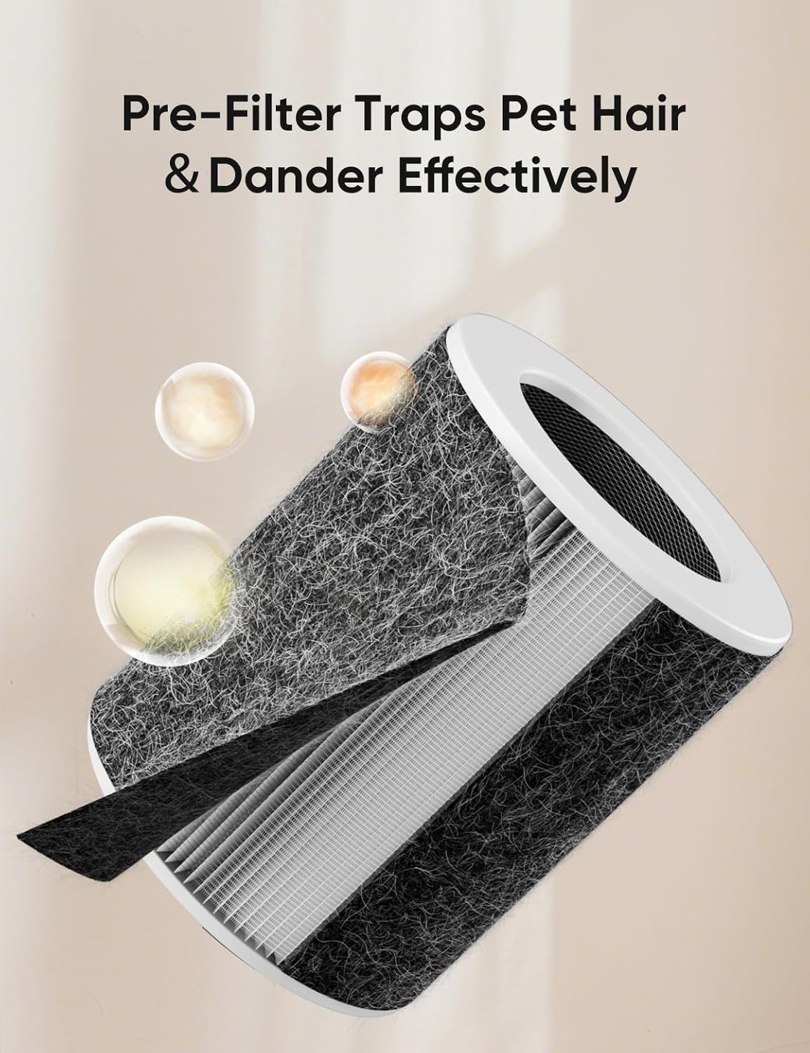 Skiennix Air Purifier - H13 True HEPA for Large Rooms up to 3620Ft² | Smart WiFi, 360° Intake, Quiet 22dB
