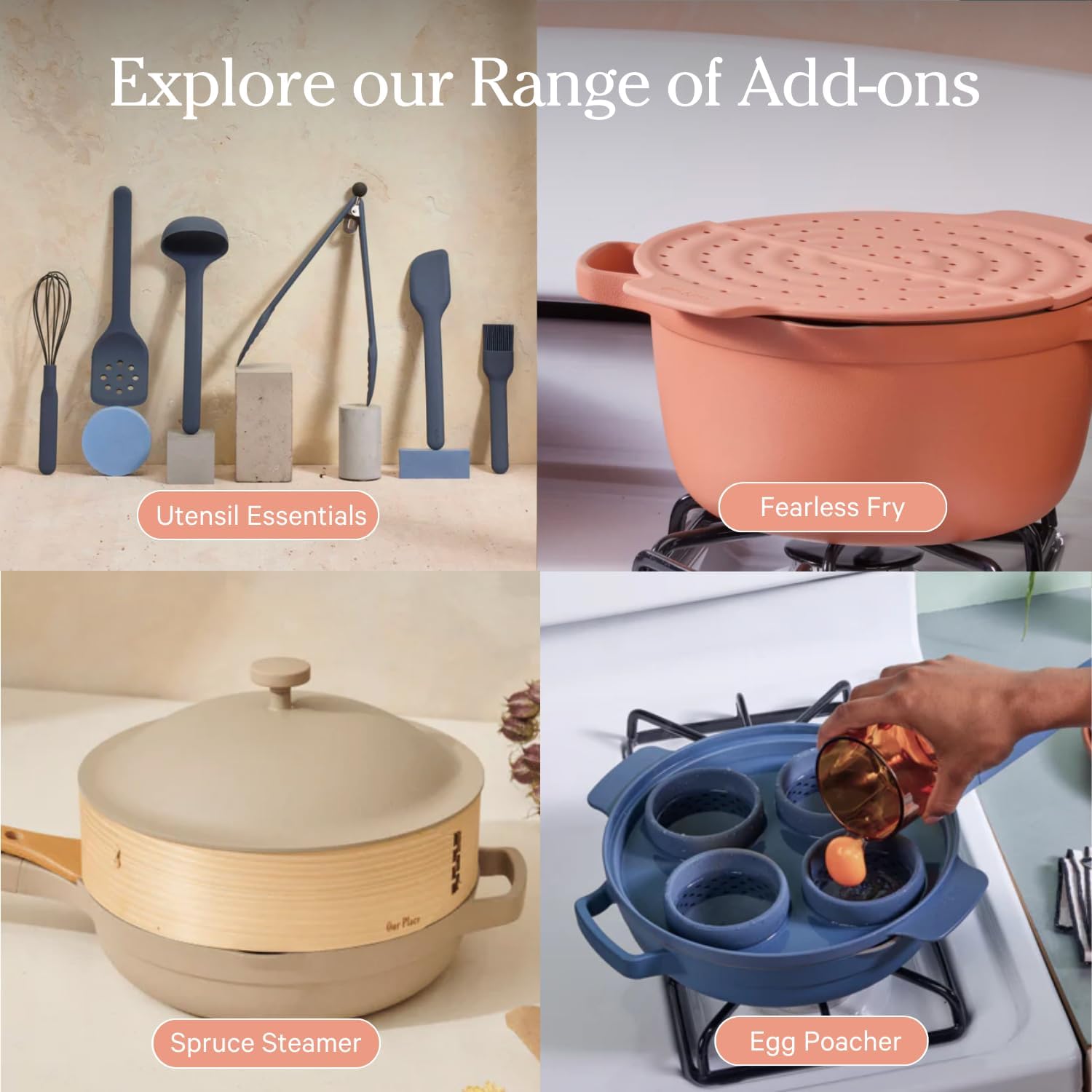 Our Place Perfect Pot Roasting Rack - 2-in-1 Custom-Fit Steamer & Rack | Toxin-Free Ceramic | Char Color