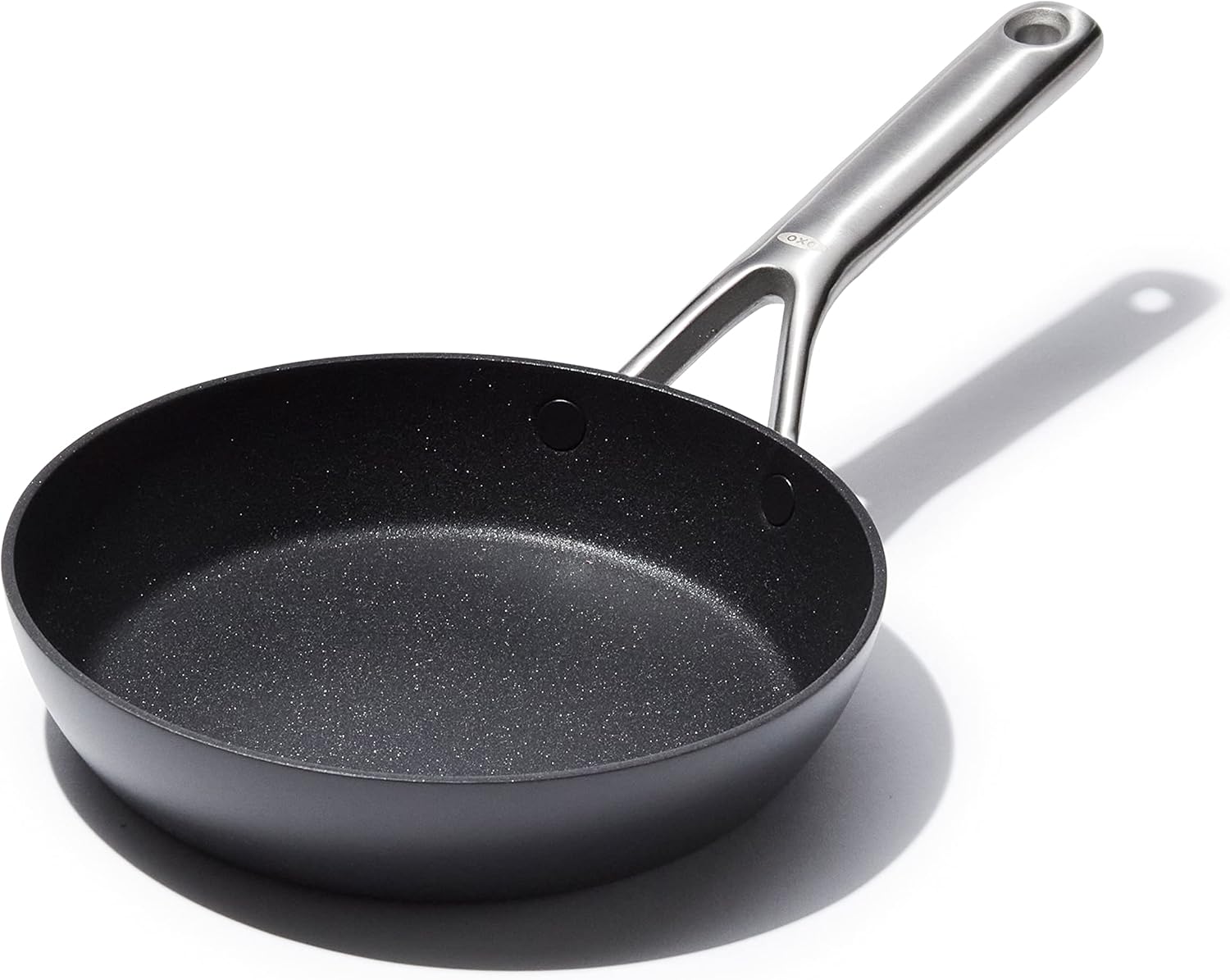OXO Professional 8" Frying Pan Skillet - PFAS-Free Nonstick Cookware with Stainless Steel Handle | Induction Compatible, Dishwasher & Oven Safe, Black