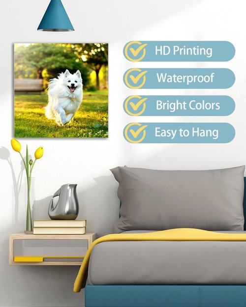 AbcCustomize Canvas Wall Art - Personalized Photo Prints for Bedroom & Living Room Decor